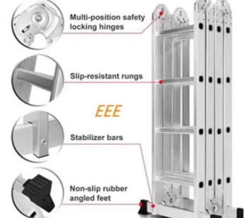 20ft Aluminum Folding  Ladder