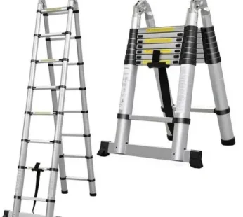 2.5M Double Aluminium Telescopic Ladder