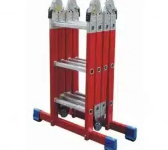 4by3 (Red) aluminium multi-purpose ladder 12ft