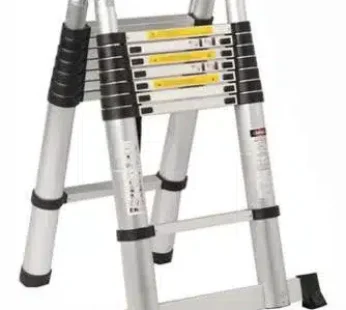 5.6M Double telescopic aluminium ladder