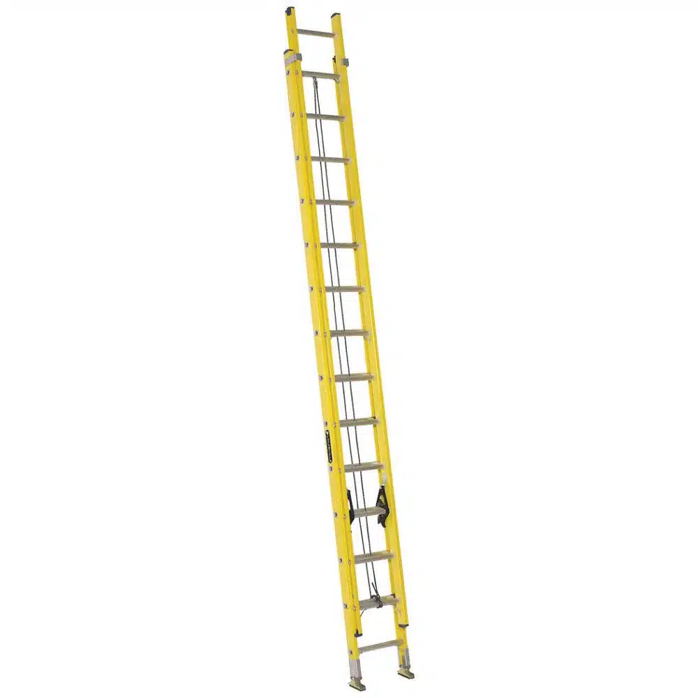 Aluminium extension ladders