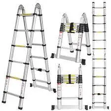 3.8M Double Telescopic Ladder
