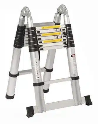 5.6M Double telescopic aluminium ladder